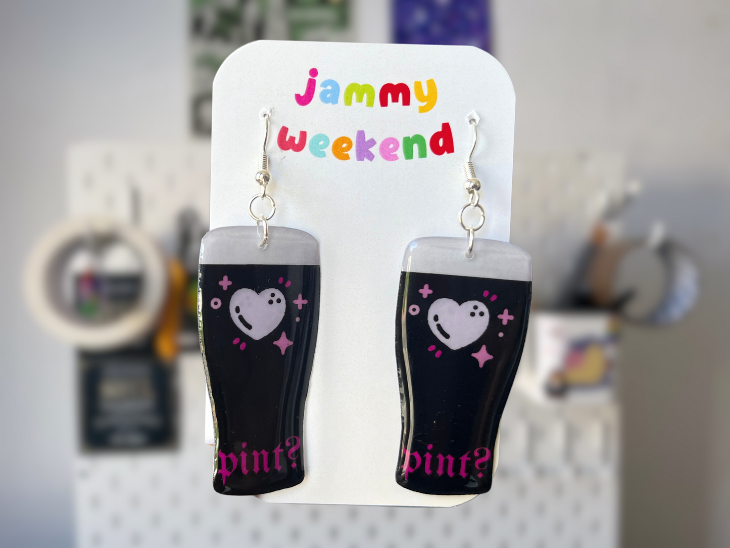 Pint? Stout Earrings