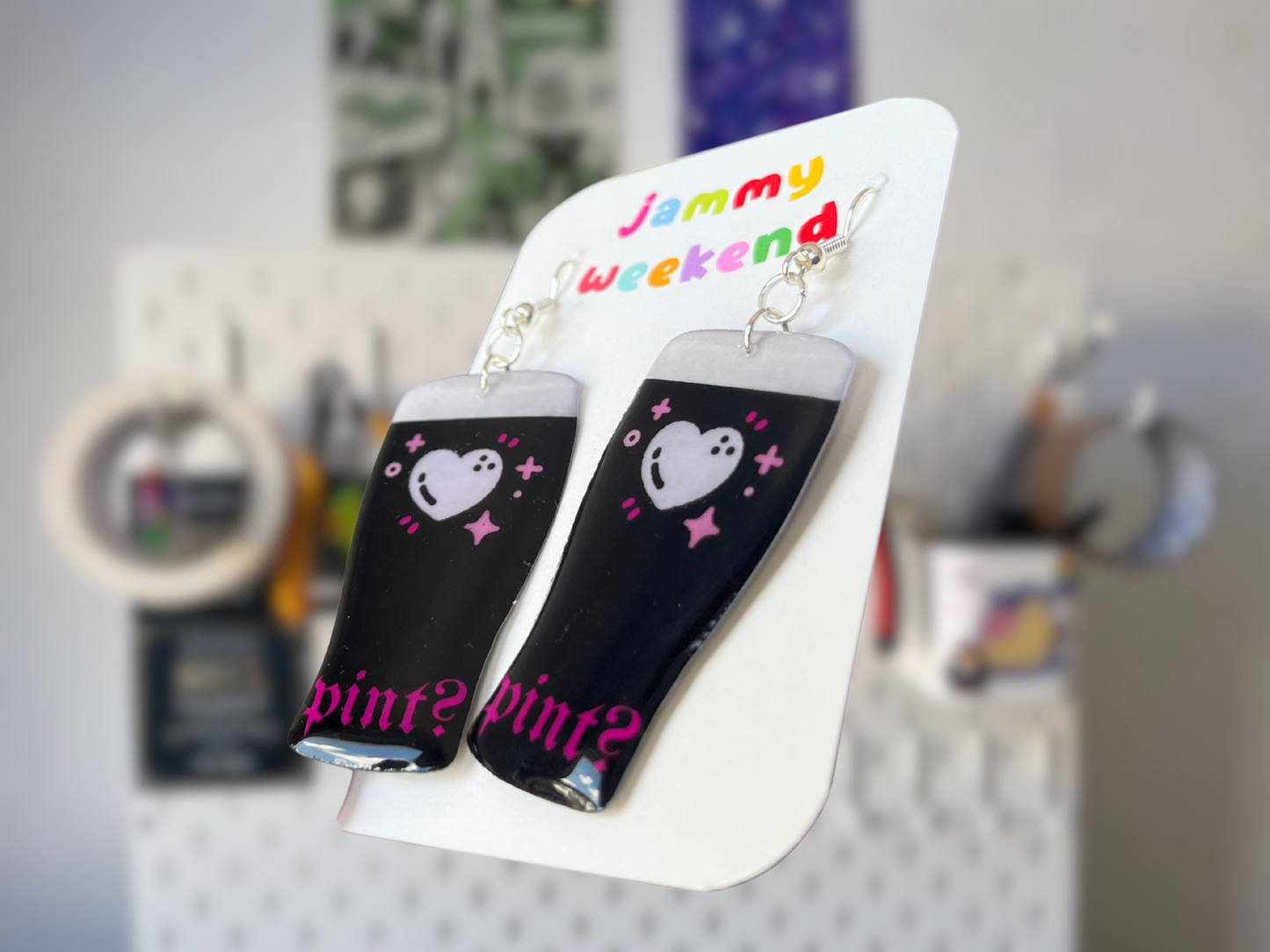 Pint? Stout Earrings