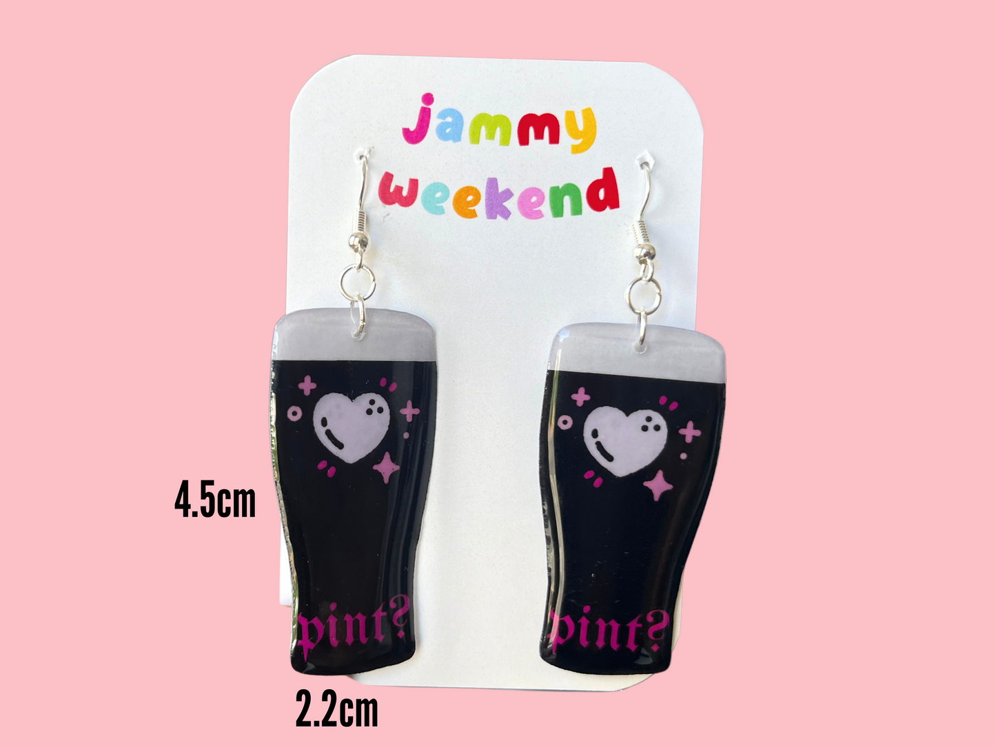 Pint? Stout Earrings