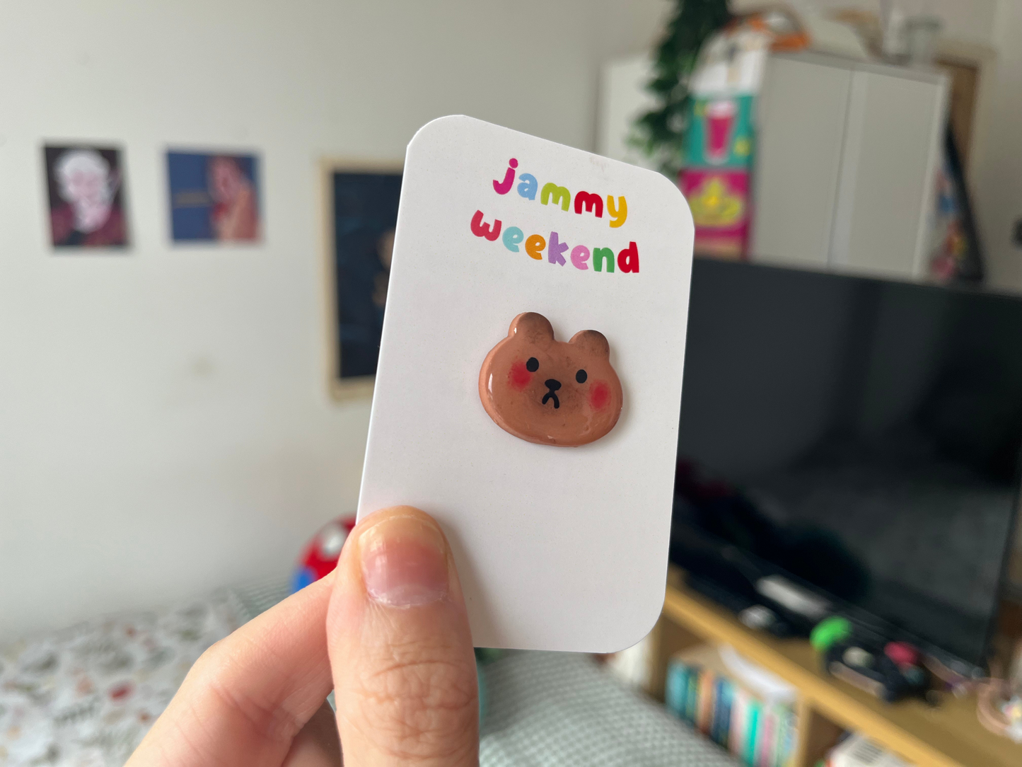 Clay Capybara Pin