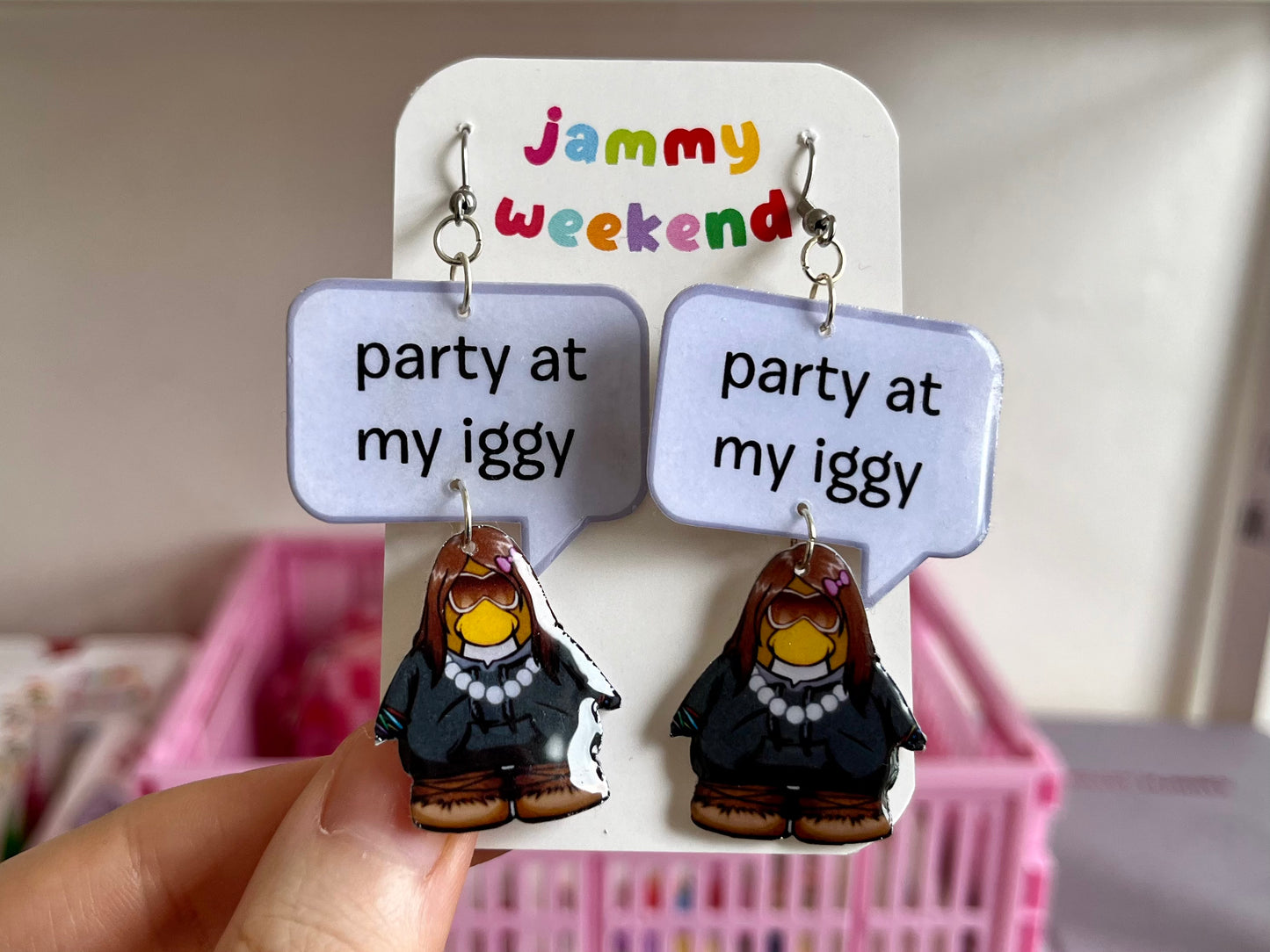 Party at my Iggy Penguin Earrings