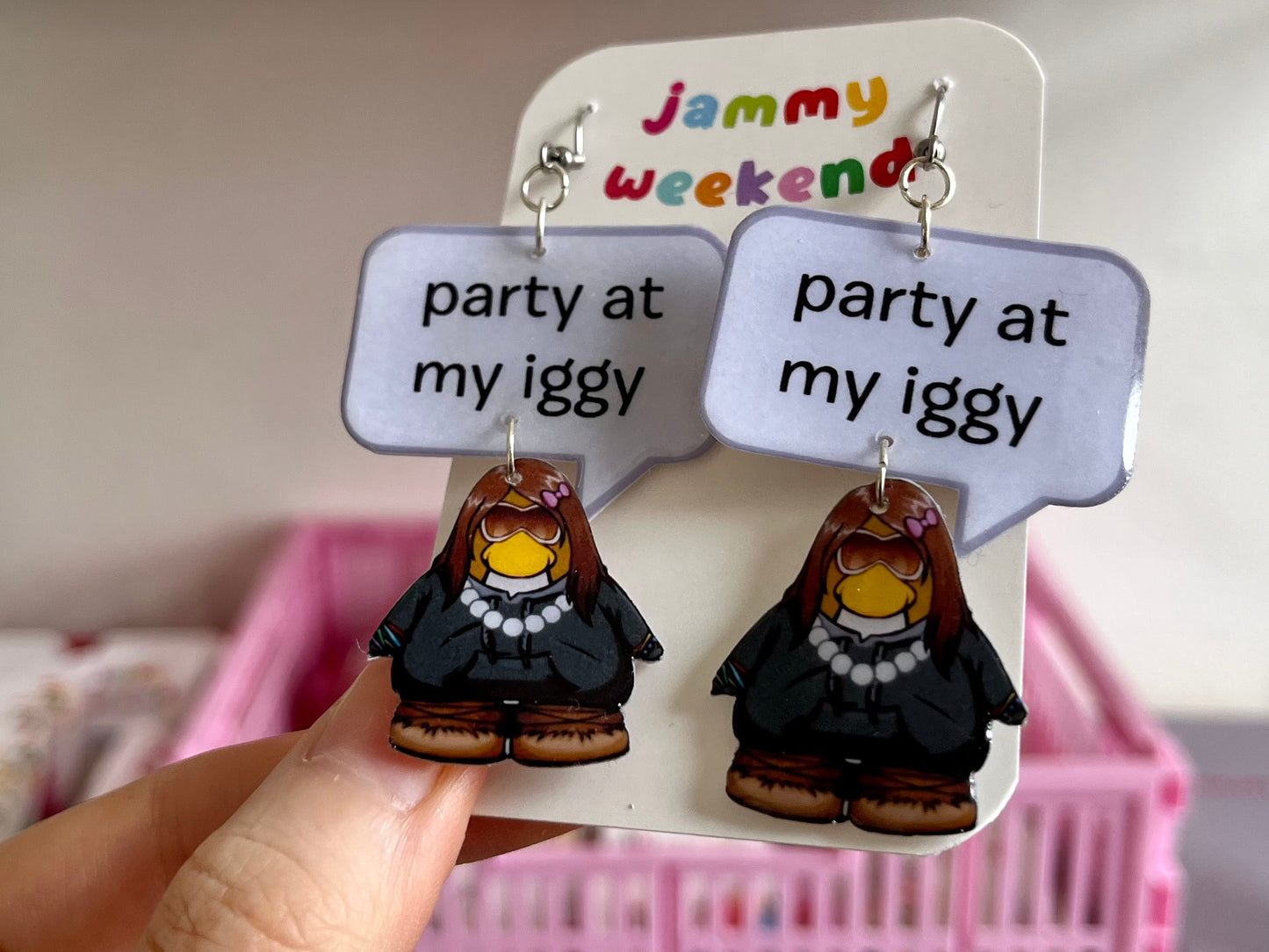 Party at my Iggy Penguin Earrings