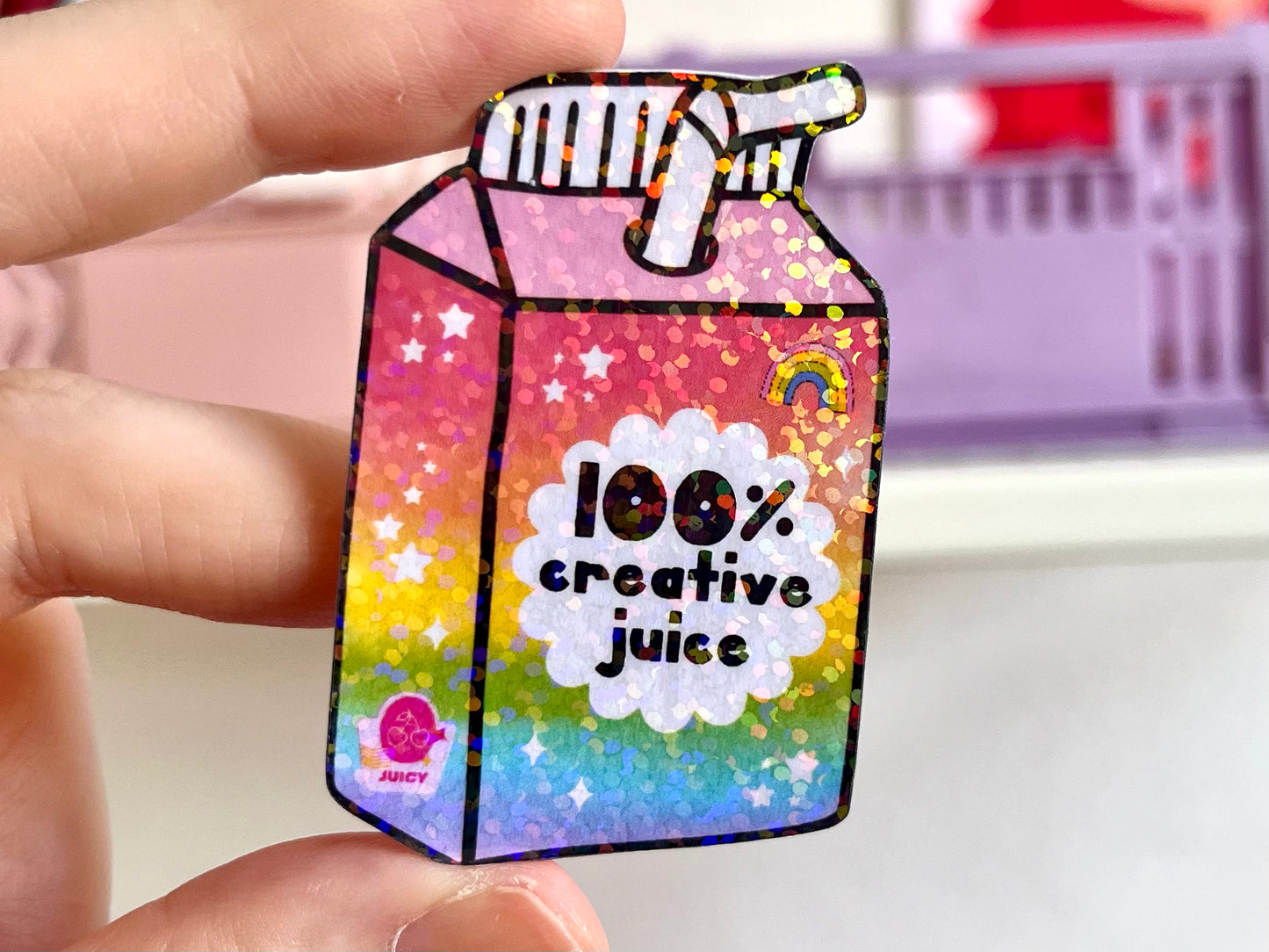 100% Creative Juice Sticker