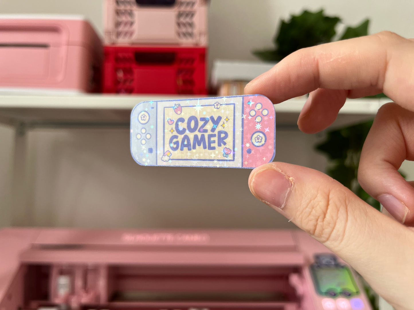 Cozy Gamer Sticker