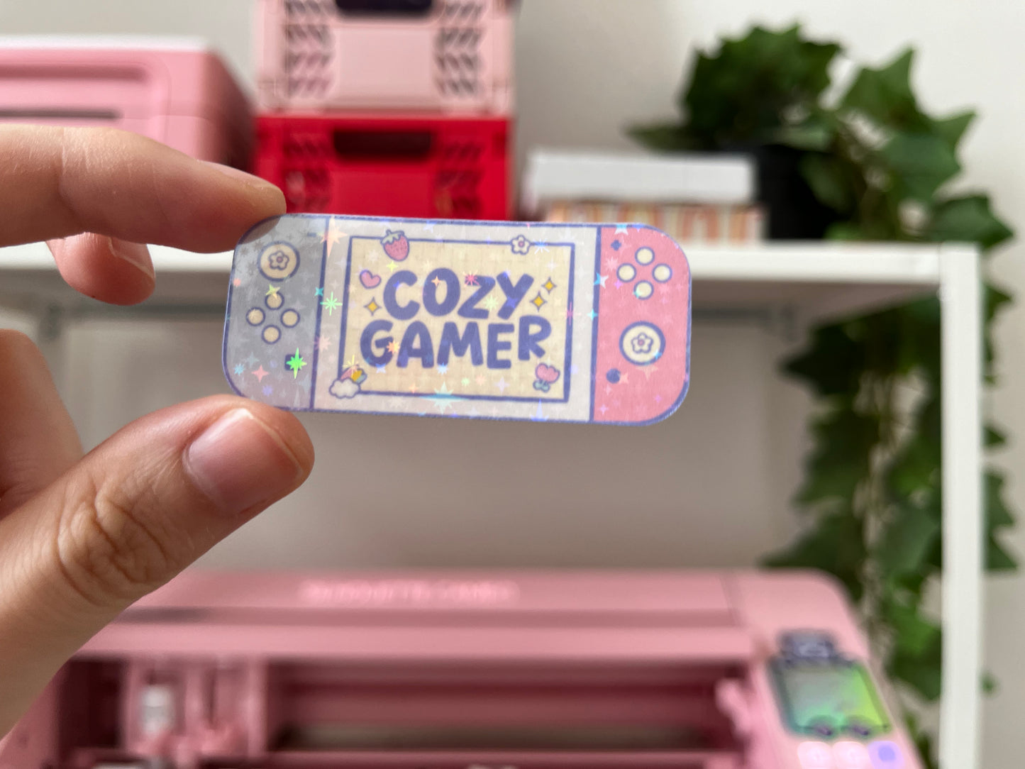 Cozy Gamer Sticker
