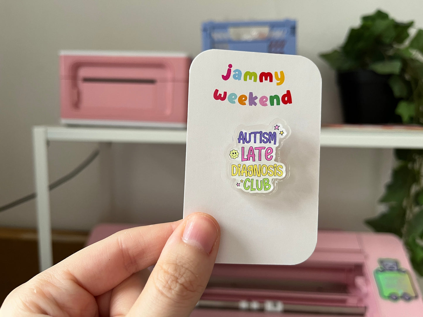Autism Late Diagnosis Club Pin