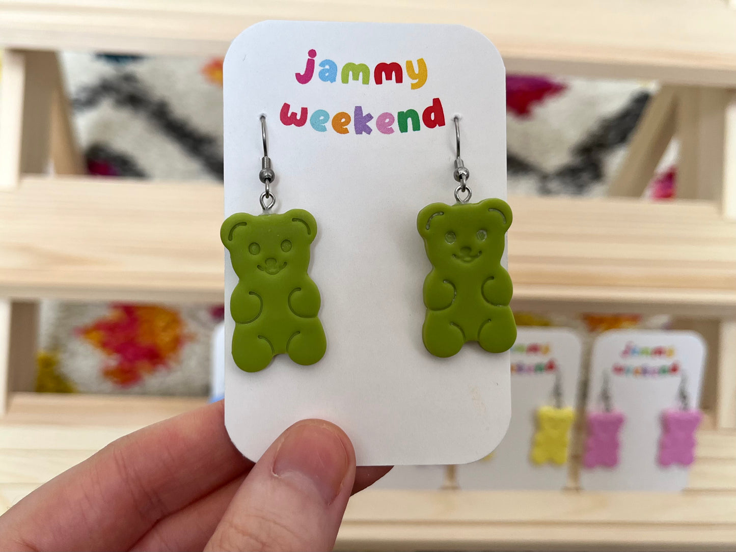 Gummy Bear Clay Earrings