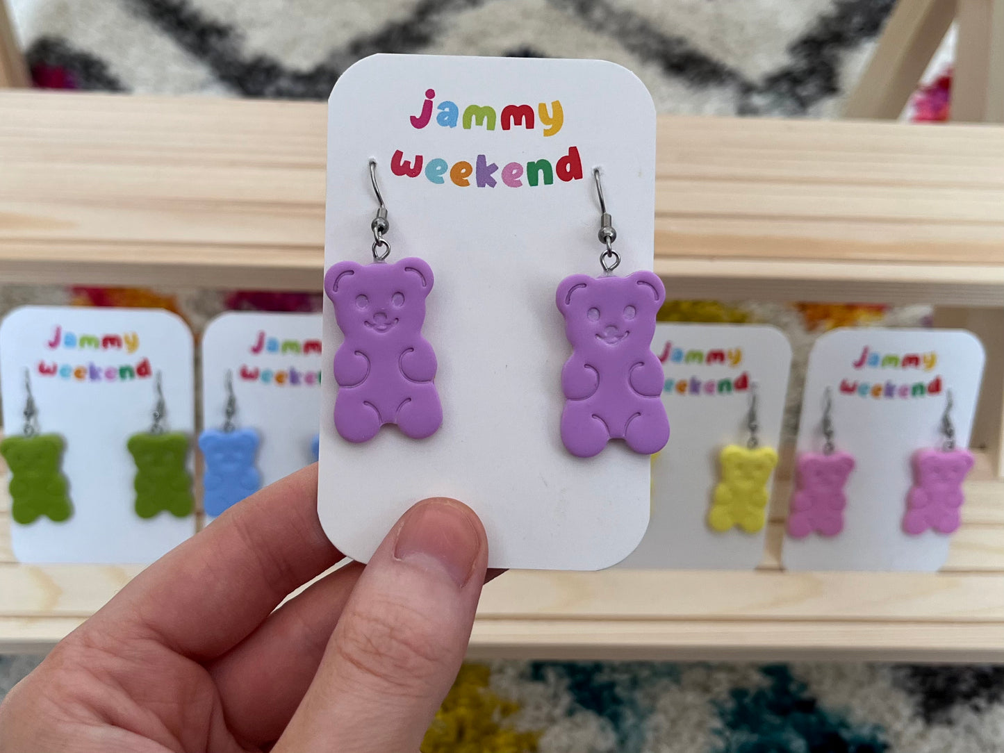 Gummy Bear Clay Earrings