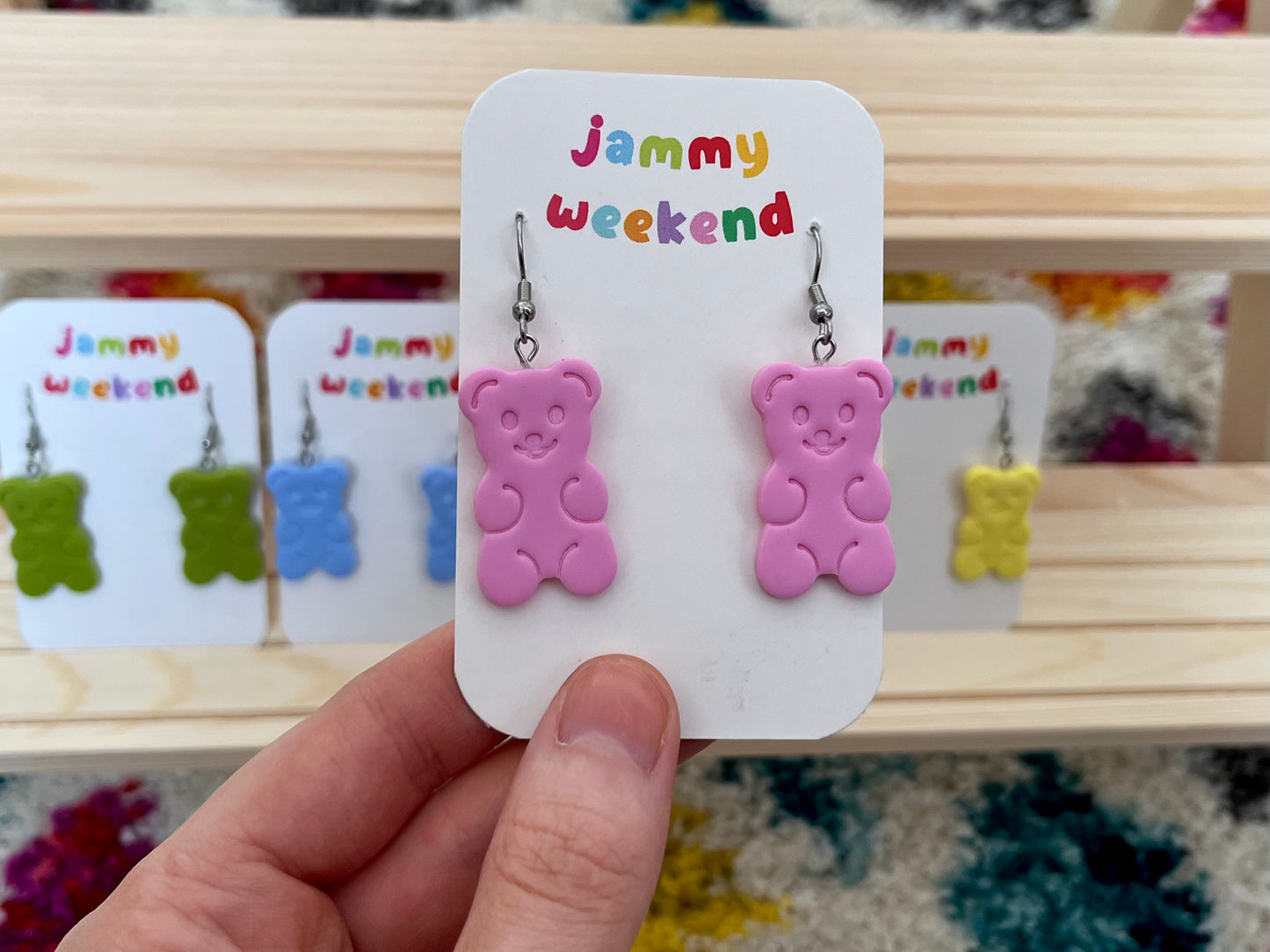 Gummy Bear Clay Earrings