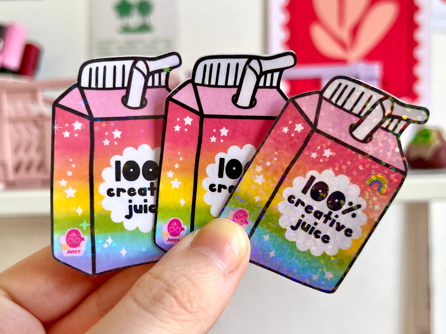 100% Creative Juice Sticker