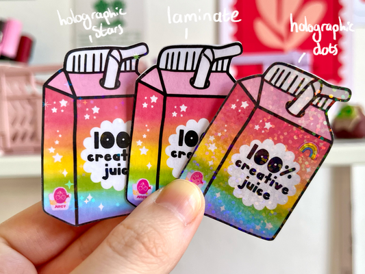 100% Creative Juice Sticker