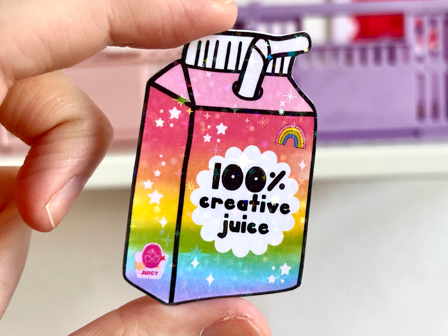 100% Creative Juice Sticker