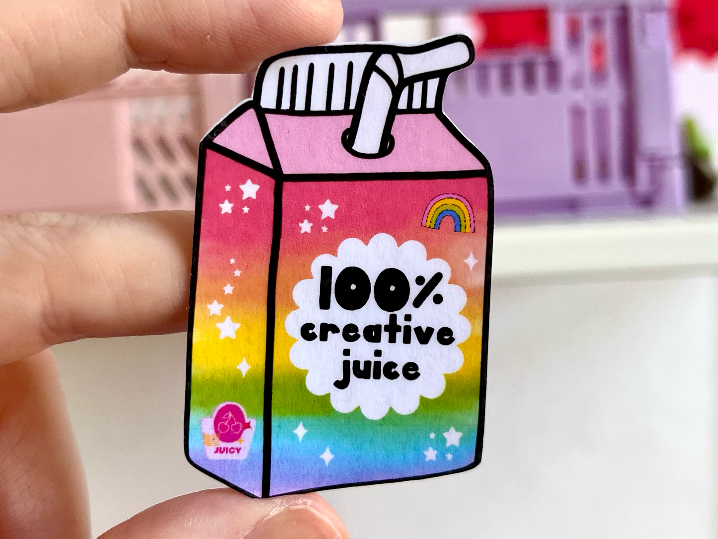 100% Creative Juice Sticker