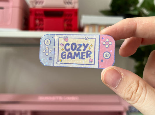 Cozy Gamer Sticker