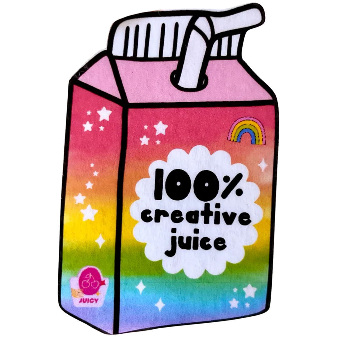 100% Creative Juice Sticker